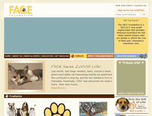 Tablet Screenshot of face4pets.org